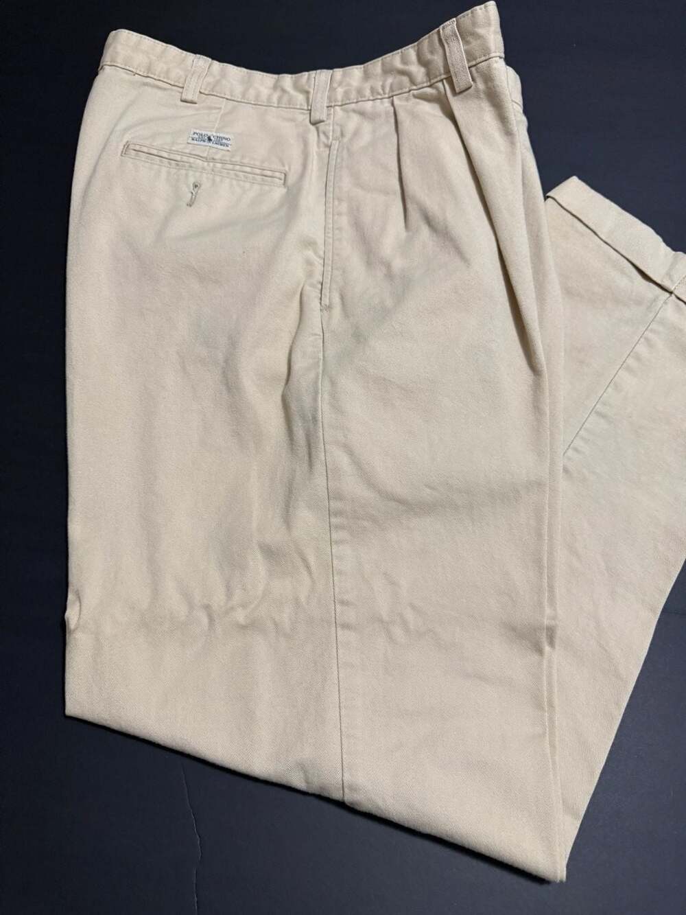 Polo Ralph Lauren Hammond Pant Size 34x30 Beige Cotton Chinos